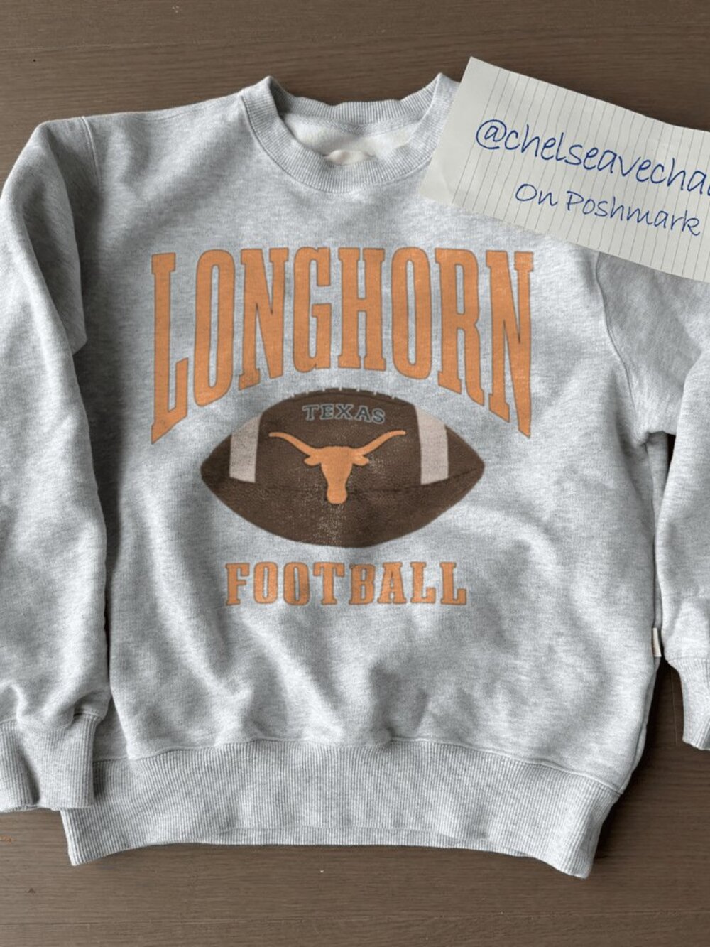 Vintage 90s University of Texas Longhorn Football Crewneck Sweatshirt, NCAA Tee